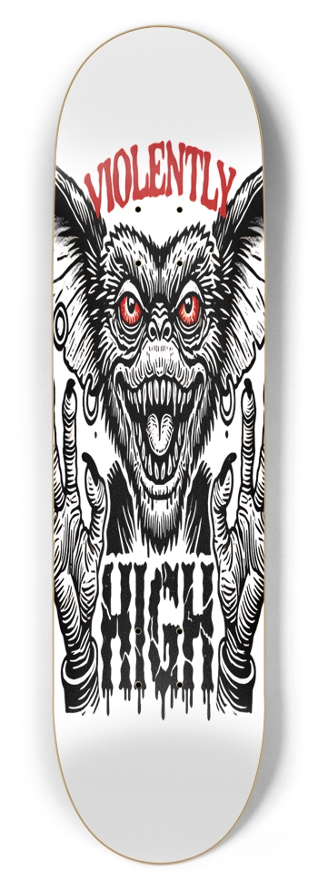 DON'T FEED AFTER MIDNIGHT 8-1/2 Skateboard Deck
