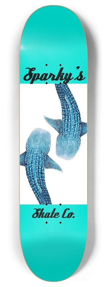 Whales 8 Inch Skateboard Deck