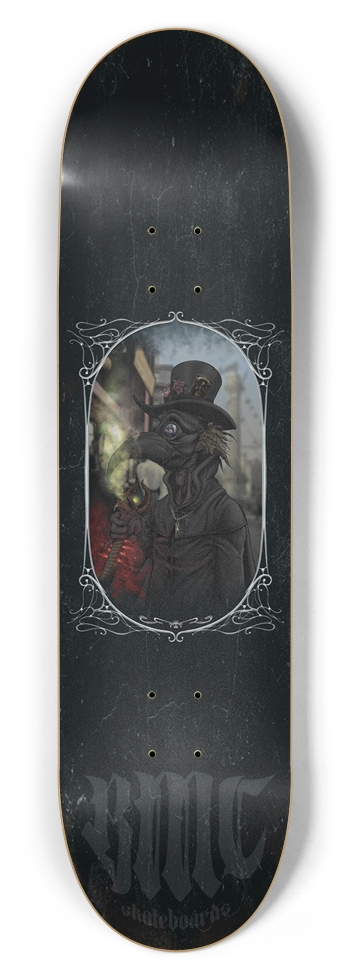 Death Comes Uninvited (2025) 8-1/2 Skateboard Deck