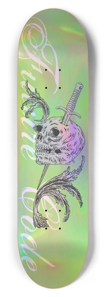 “Strike Again”  Holographic  8-1/2 Skateboard Deck