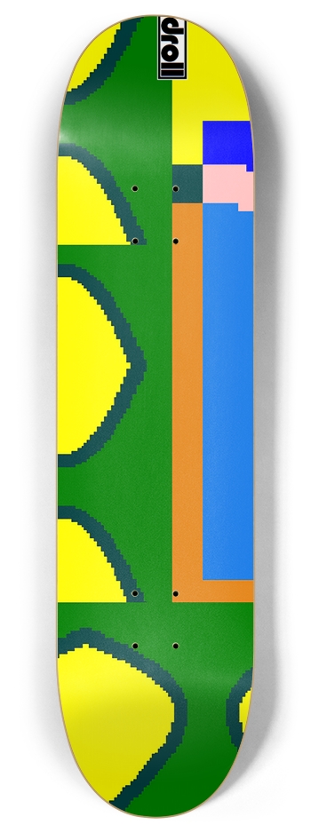 8 bit lemon storage 8 Inch Skateboard Deck