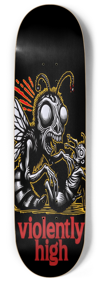 Violently High Skateboards "The Swarming" 9 Inch Skateboard