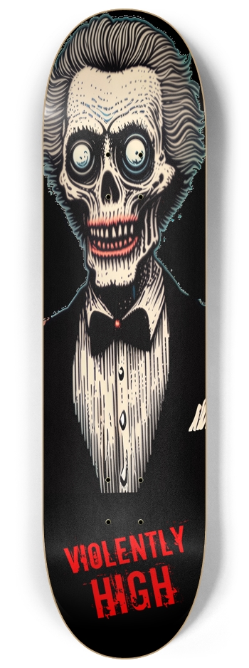 Violently High Skateboards " The Perfect Hit" 8-1/4 Skateboard Deck