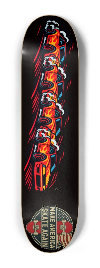 MASA smokin tires 7.5 MINI 7-1/4 Mini/Kid Skateboard