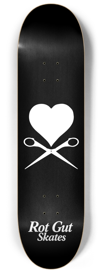 Heart 8.25 8-1/4 Skateboard Deck