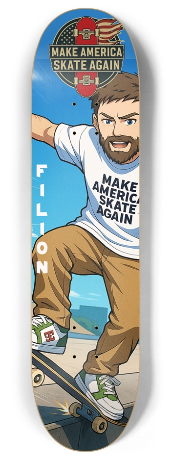MASA Anime Mitch 8.0 8 Inch Skateboard Deck