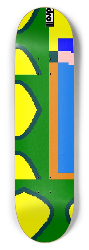 8 bit lemon storage 8-1/2 Skateboard Deck
