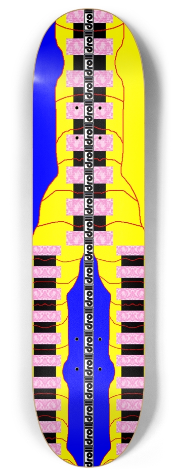 bioelectric fuel cell droll strip 8 Inch Skateboard Deck