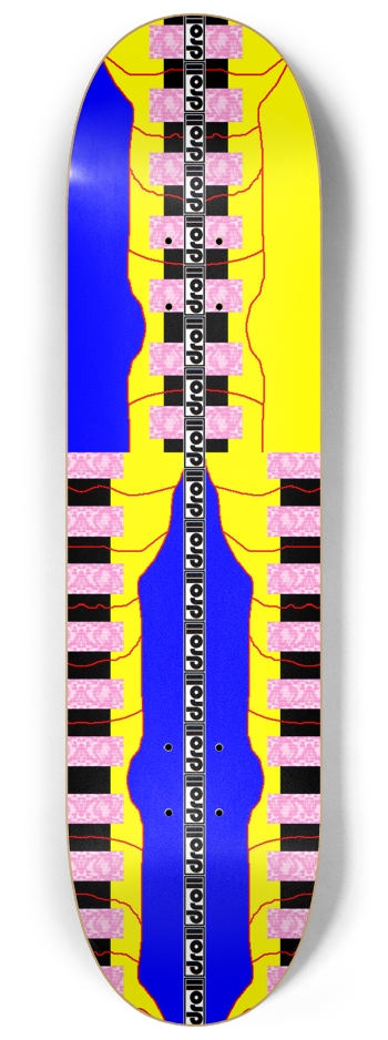 bioelectric fuel cell droll strip 8-1/4 Skateboard Deck