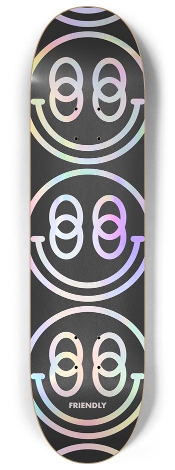 FRIENDLY™ Stack of Smileys (Holographic)