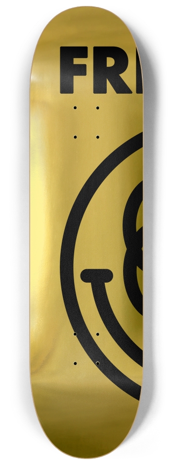 FRIENDLY™ - Three Gold Decks - Collector's Series #001 #1 8-1/4 Skateboard Deck