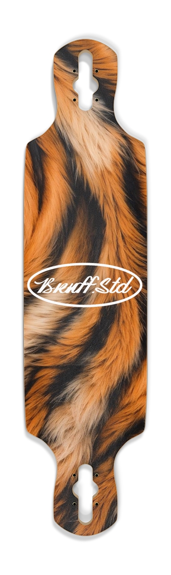 Tiger fur Drop Through Longboard