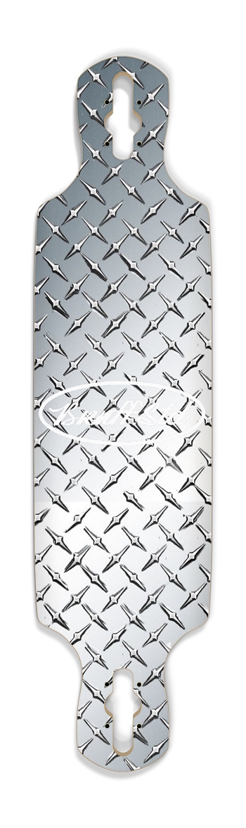 Diamond plate Drop Through Longboard