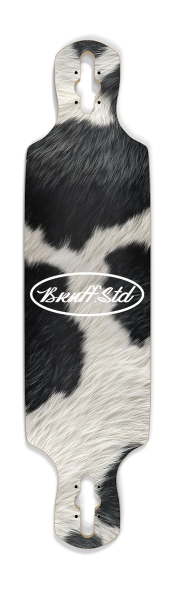 Cow fur Drop Through Longboard