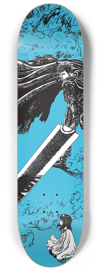 Dragon Slayer Blue 8-1/4 Skateboard Deck