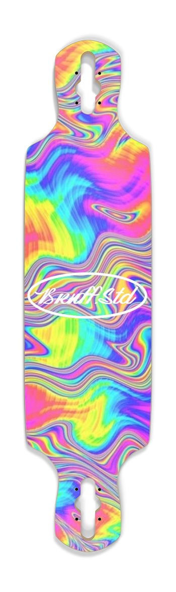 Mix of colors Drop Through Longboard