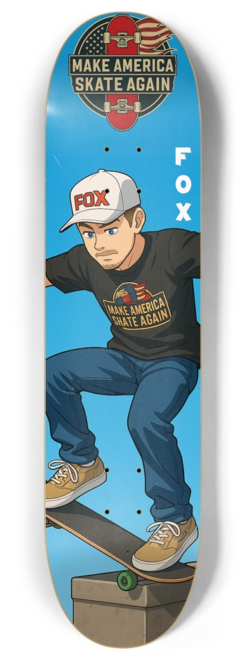 MASA Anime Fox 8.0 8 Inch Skateboard Deck