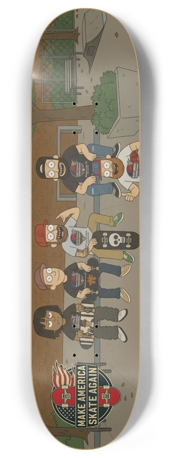 MASA Cartoon Team 8.0 Deck 8 Inch Skateboard Deck