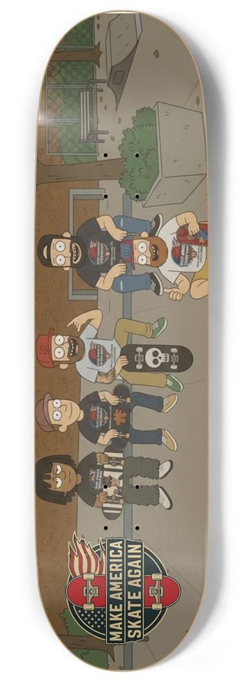 MASA Cartoon Team 9.0 9 Inch Skateboard