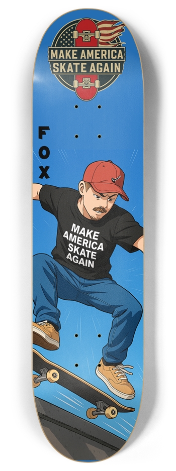 MASA Anime Fox 8.0 8 Inch Skateboard Deck