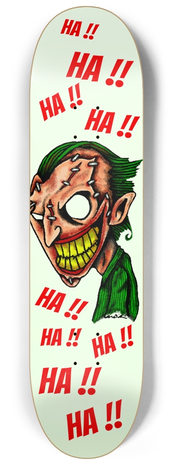 MR . J ( glow in the dark ) 8-1/4 Skateboard Deck