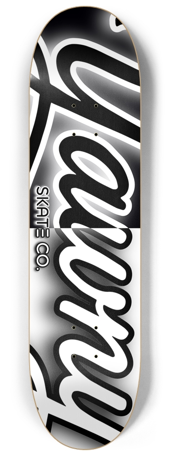 Big B&W 8-1/4 Skateboard Deck