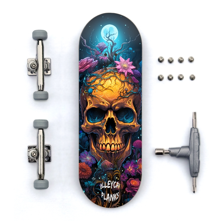 Creepy Skull Custom Fingerboard