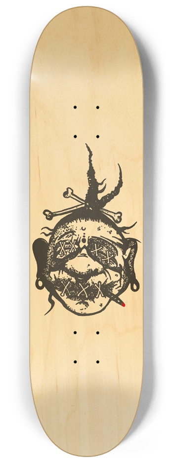 Shrunken Head 2 8-1/4 Skateboard Deck