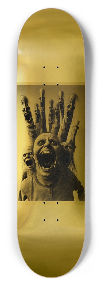 FRANKIE FINGERS GOLD DECK 8-1/2 Skateboard Deck