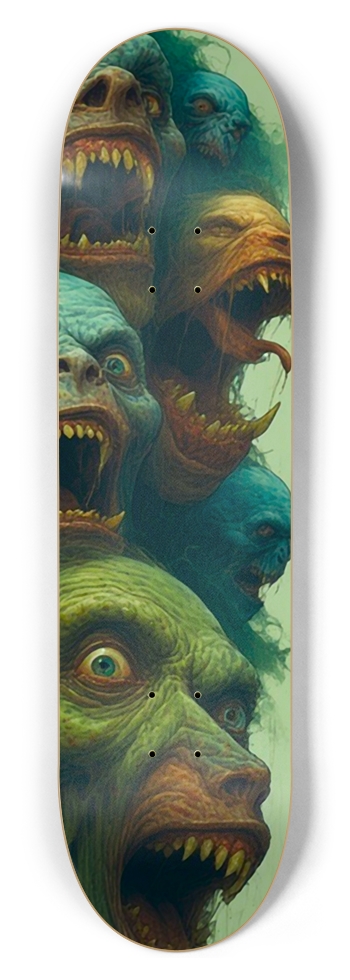 WOLF CANCER DECK 03 8-1/2 Skateboard Deck