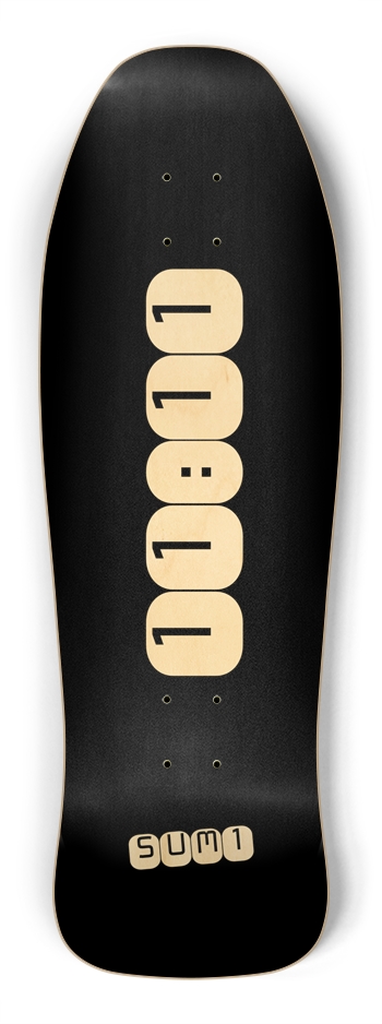 sum1sk8boards 11:11 old school shape skateboard 