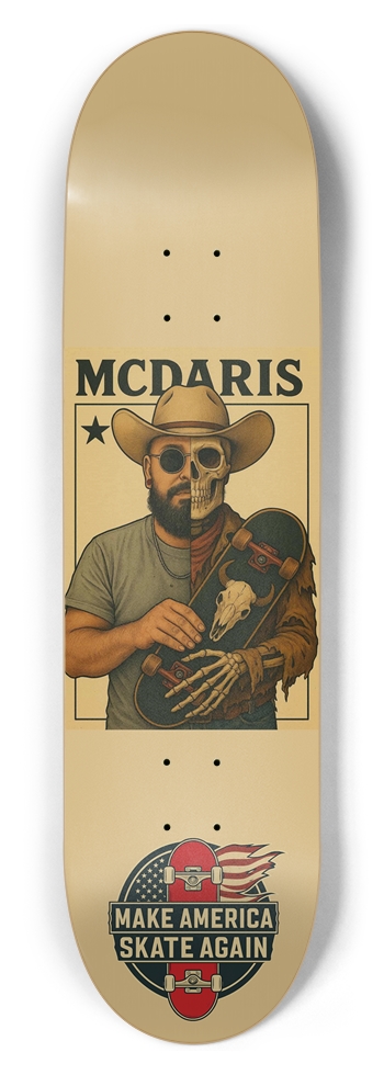 Masa Alter Ego Mcdaris 8.5 8-1/2 Skateboard Deck