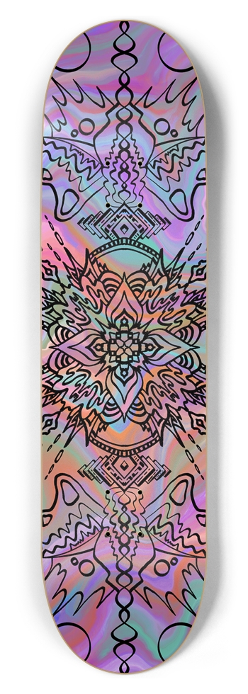 Oil spill butterfly 8-1/2 Skateboard Deck