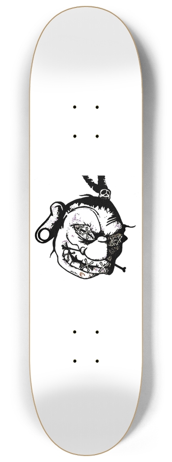 Shrunken Head 8-1/4 Skateboard Deck