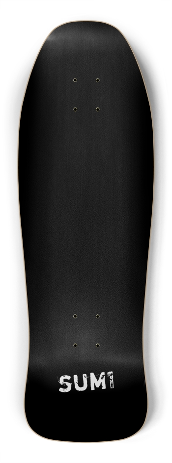 sum1sk8boards blank black dip old school shape skateboard Shredder Shape