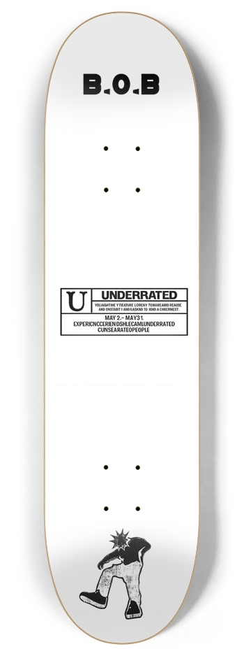 UNDERRATED: 8inch 8 Inch Skateboard Deck