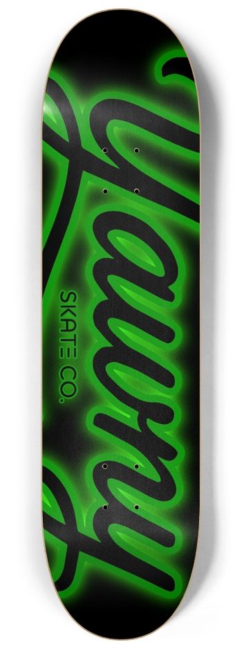 Neon Night (Green) 8-1/4 Skateboard Deck