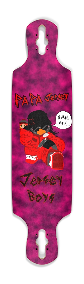 Papa Jersey Lean Drop Through Longboard