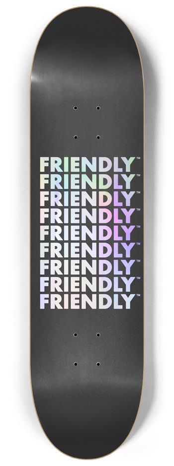 FRIENDLY™ X9 (Holographic) 8-1/4 Skateboard Deck