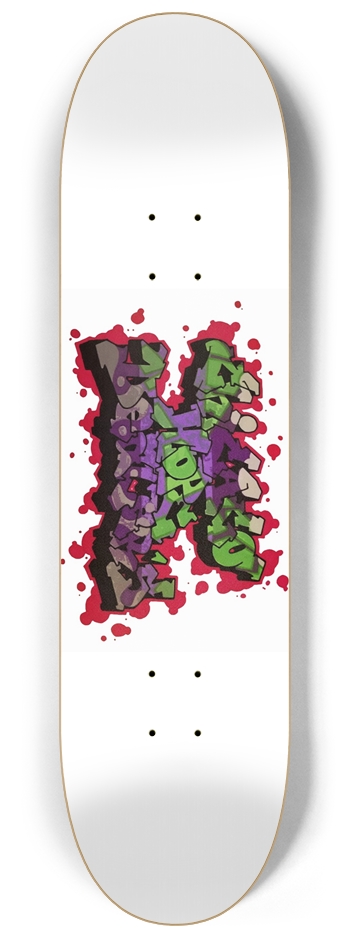 CHD Graffiti logo 8-1/4 Skateboard Deck