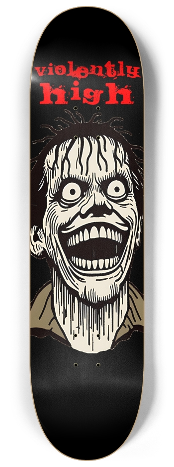 Violently High Skateboards "Rise and Grind" (8.25 POPSICLE)