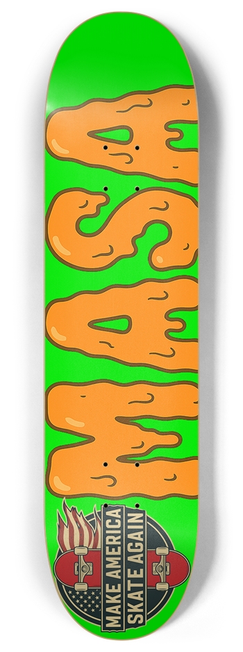 Masa orange ooze logo deck 8 Inch Skateboard Deck