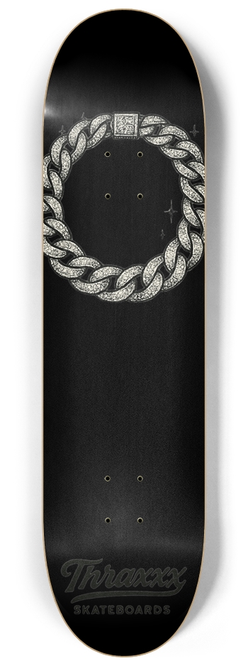 Thraxxx “Cuban Link Chain” Deck 8-1/4 Skateboard Deck