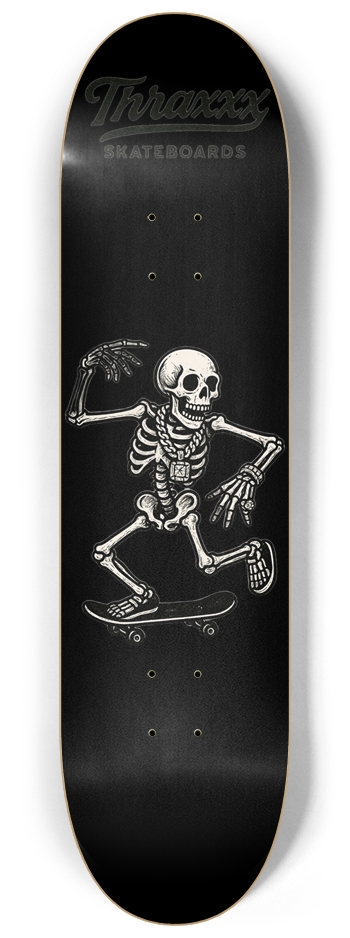 Thraxxx “Skelton Bling “ Deck 8-1/4 Skateboard Deck