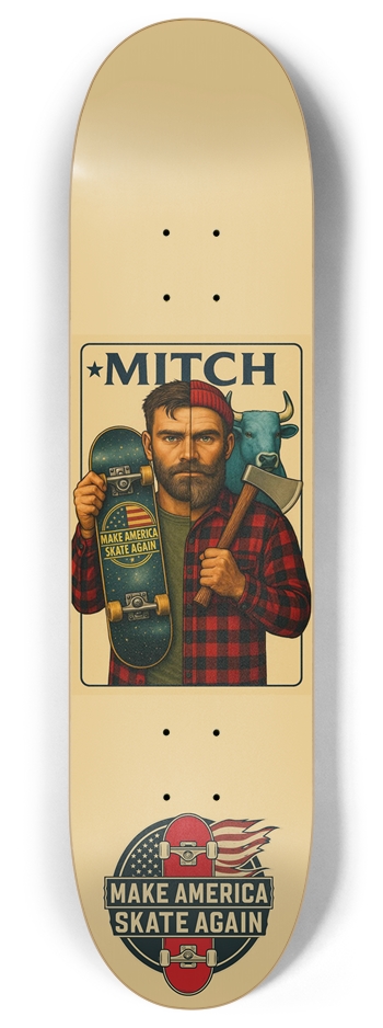 Masa Alter Ego Mitch 8.0 8 Inch Skateboard Deck
