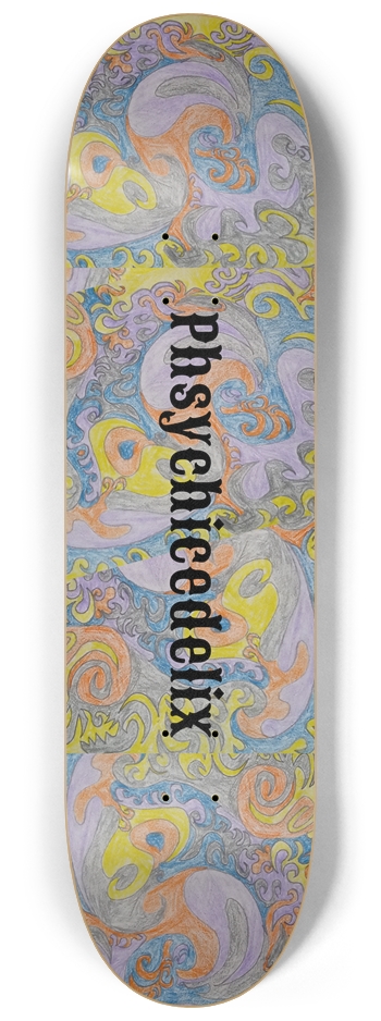 Phsychicedelix #27 8-1/4 Skateboard Deck