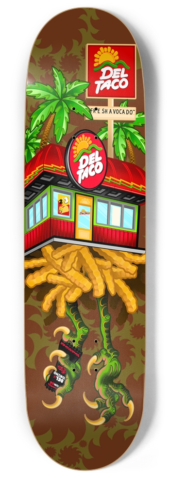 Fre sh a voca do Baba Yaga 9 Inch Skateboard