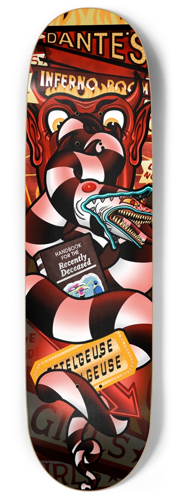 Beetlejuice Sandworm 9 Inch Skateboard