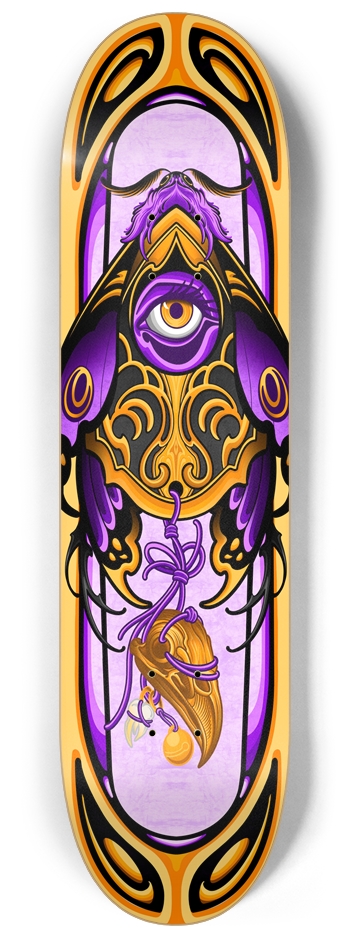 Planchette moth 8-1/4 Skateboard Deck