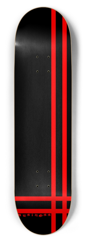 Red Lines 8-1/2 Skateboard Deck